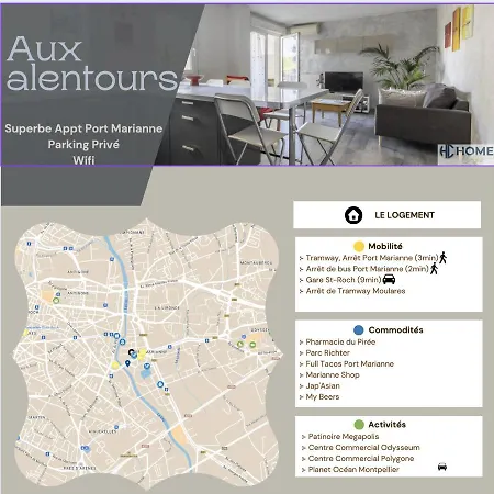 Superbe Appt Port Marianne, Parking Prive, 4 Personnes Apartment Montpellier Exterior photo